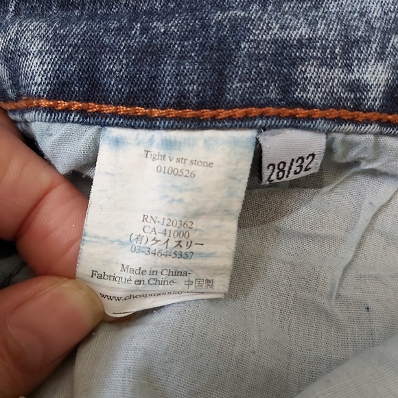 Cheap Mondays Acid Wash 80s style jeans - Picture 7 of 7